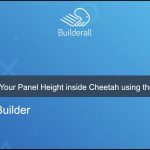 Builderall Toolbox Tips How to Adjust Your Panel Height inside Cheetah using the Drag Feature