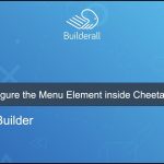 Builderall Toolbox Tips How to Configure the Menu Element inside Cheetah
