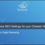Builderall Toolbox Tips How to Optimize SEO Settings for your Cheetah Website