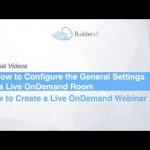 Builderall Toolbox Tips 1  How to Configure the General Settings for a Live OnDemand Room