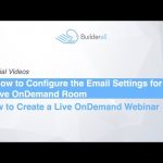 Builderall Toolbox Tips 4  How to Configure the Email Settings for a Live OnDemand Room