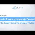 Builderall Toolbox Tips 3 How to create a livestream to Facebook