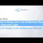 Builderall Toolbox Tips 6  How to Setup your Live OnDemand Room with Chat and Login
