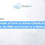 Builderall Toolbox Tips How to Create a Form to Allow Clients to Subscribe via SMS and Email to a Webinar