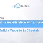 Builderall Toolbox Tips How to Edit a Website Made with a Blank Page Template